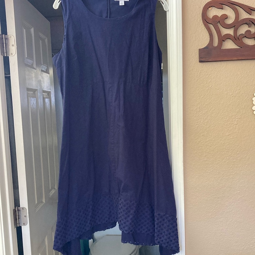 Elle Blue Asymmetrical High-Low Sundress